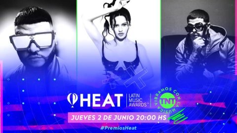 TNT transmite la séptima edición de los Heat Latin Music Awards