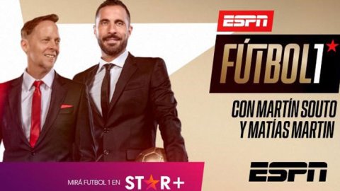 ESPN Fútbol 1 estrena el domingo por ESPN y Star+