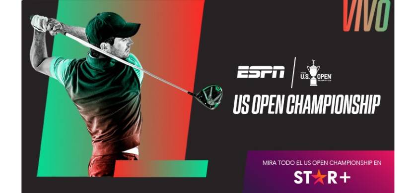 Star+ y ESPN2 transmiten el US Open de Golf