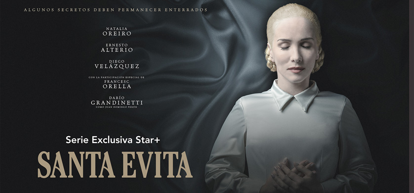 Star+ puso fecha al estreno de "Santa Evita" con Natalia Oreiro