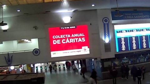 Las empresas de vía pública donaron sus espacios para la Colecta Anual de Cáritas