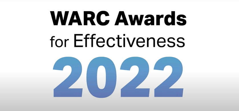 Se anuncian los ganadores de los WARC Awards Effectiveness 2022