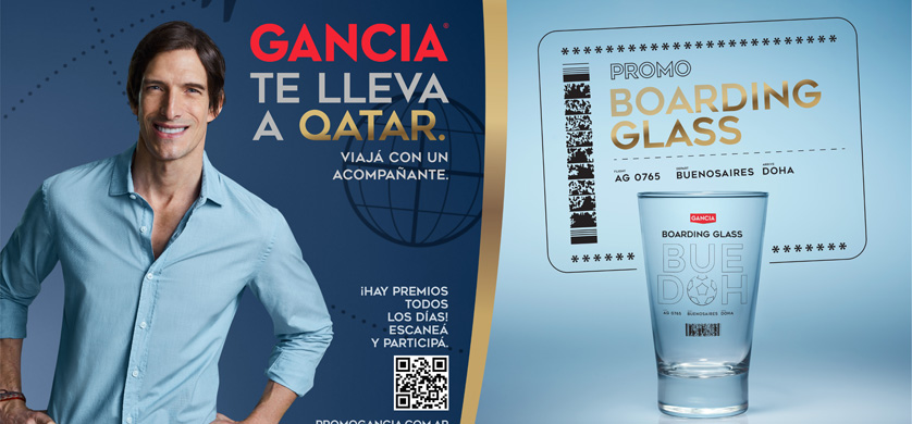 Gancia presenta “Boarding Glass”, la promo que te lleva a Qatar