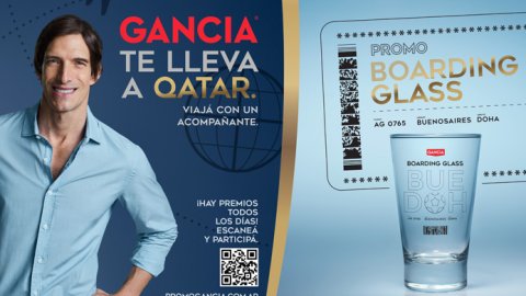 Gancia presenta “Boarding Glass”, la promo que te lleva a Qatar