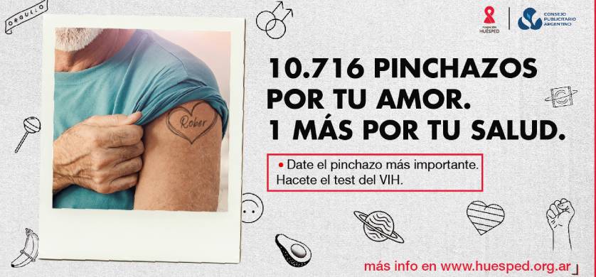 Campaña del CPA, Fundación Huésped y Liebre Amotinada por el Día Nacional de la Prueba de VIH