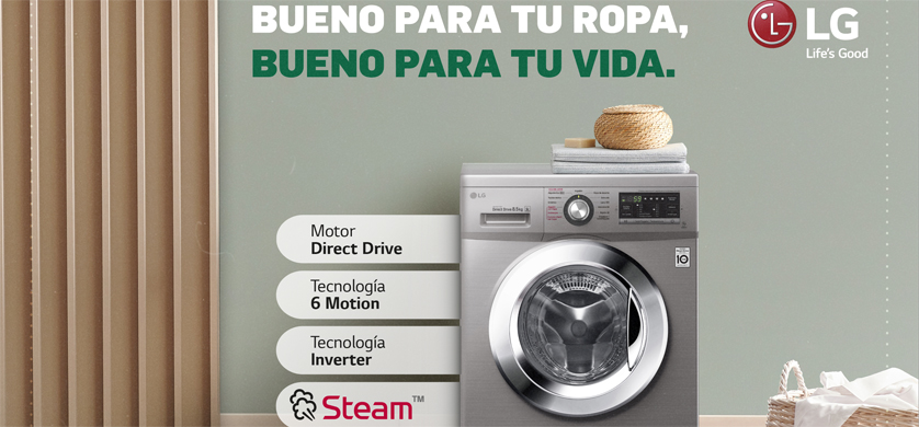 LG lanza la campaña "Es bueno para tu ropa, es bueno para tu vida"