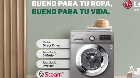 LG lanza la campaña "Es bueno para tu ropa, es bueno para tu vida"