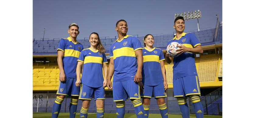 Adidas lanzó la nueva camiseta de Boca Juniors