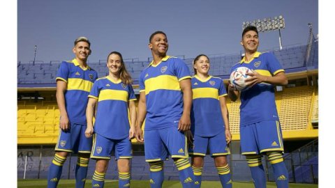 Adidas lanzó la nueva camiseta de Boca Juniors