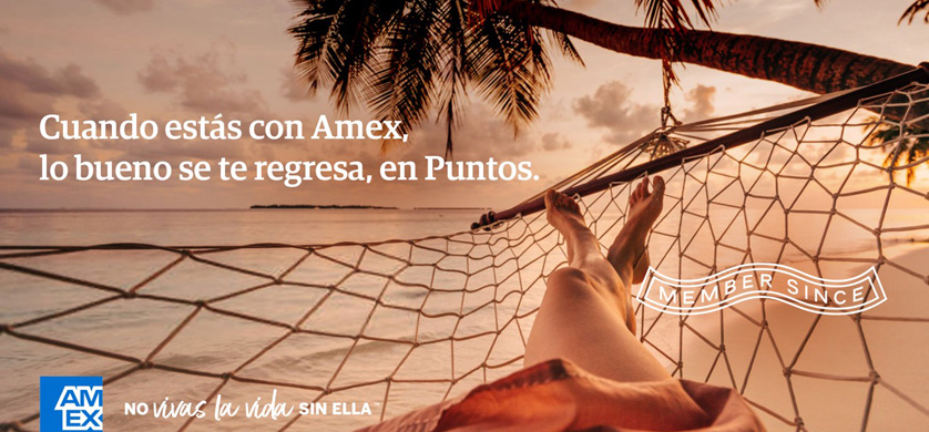 México: “Cuando estás con Amex…”, la nueva campaña de American Express