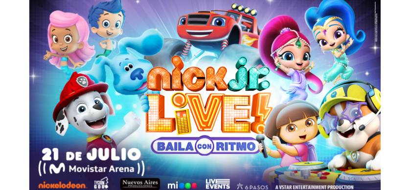 En julio llega Nick Jr. Live al Movistar Arena