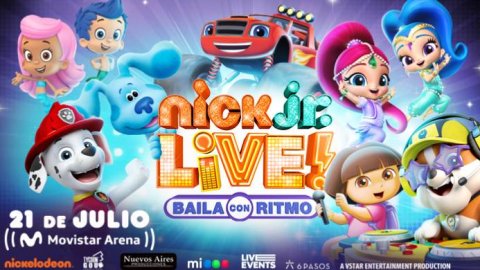 En julio llega Nick Jr. Live al Movistar Arena