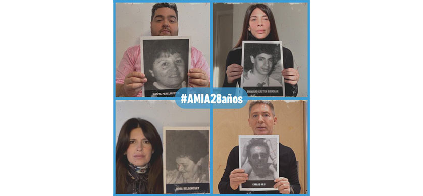"Vidas truncadas", la campaña en la que celebridades recordaron a las víctimas de la AMIA