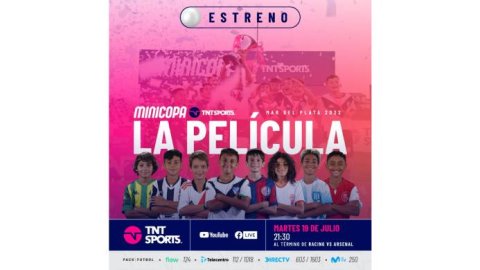 TNT Sports pone al aire "Minicopa TNT Sports: La Película" 