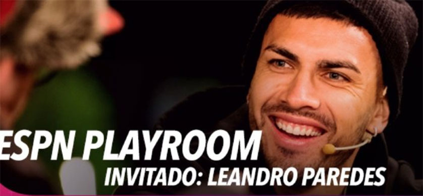 ¡Leandro Paredes, en ESPN Playroom!