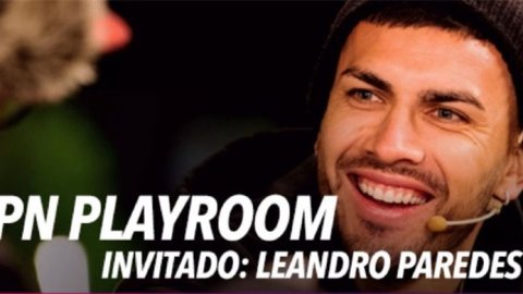 ¡Leandro Paredes, en ESPN Playroom!