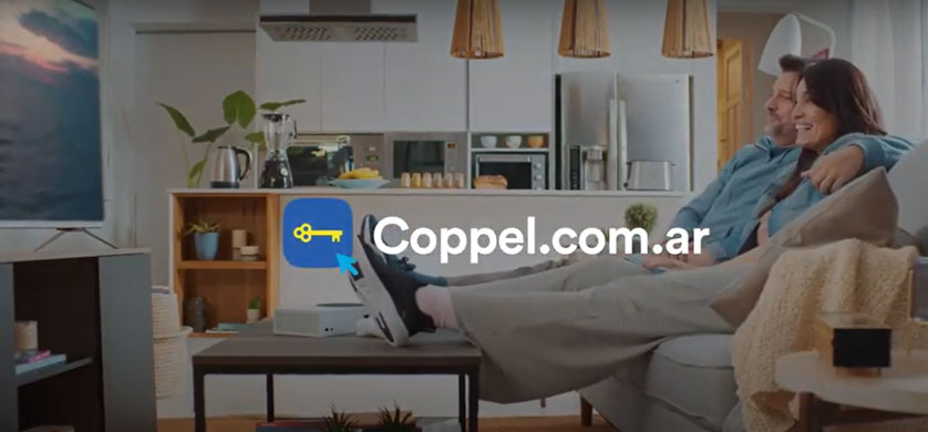 "Todo eso que amás a un click", la nueva campaña de Coppel Argentina