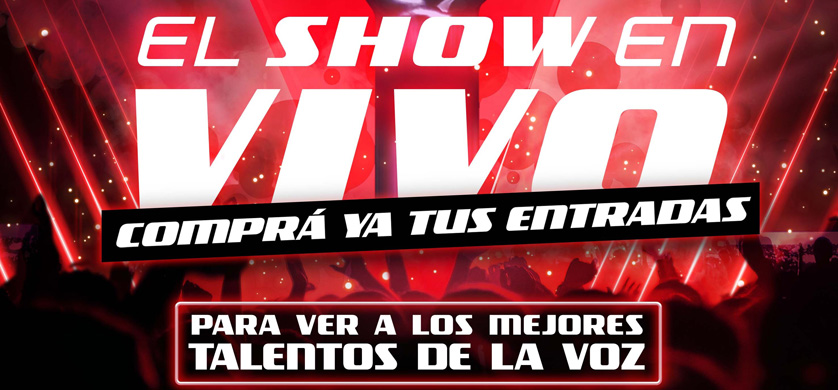 Llega "La Voz Argentina el show en vivo"