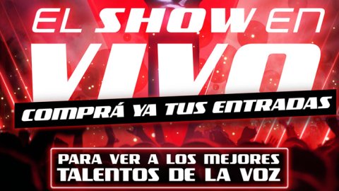 Llega "La Voz Argentina el show en vivo"