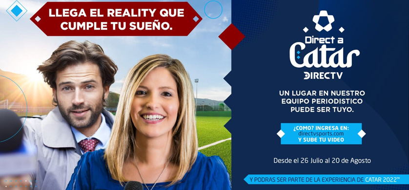 "Direct a Catar", el concurso que llevará a un nuevo talento a cubrir el Mundial