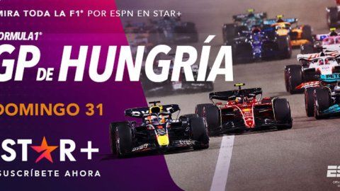 STAR+ transmite en vivo el GP de Hungría de F1