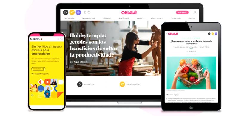 Ohlalá! lanzó su sitio web de la mano de Hogarth Argentina