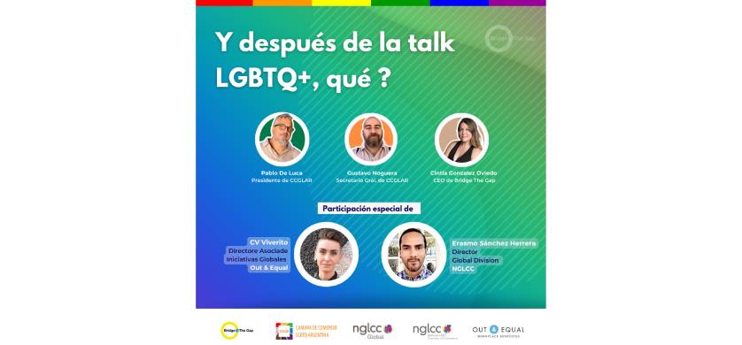 Llega “Y Después de la Talk LGTBQ+, qué?”, nueva iniciativa de Bridge The Gap junto a la CCGLAR
