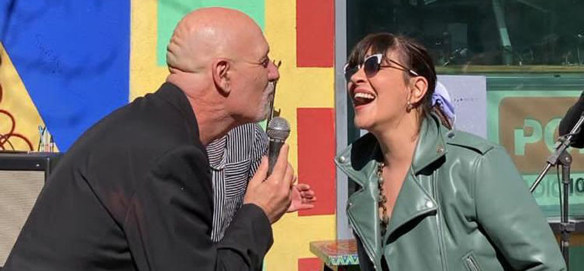Gustavo Cordera tocó en vivo para "La Negra pop"