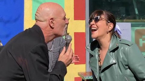 Gustavo Cordera tocó en vivo para "La Negra pop"
