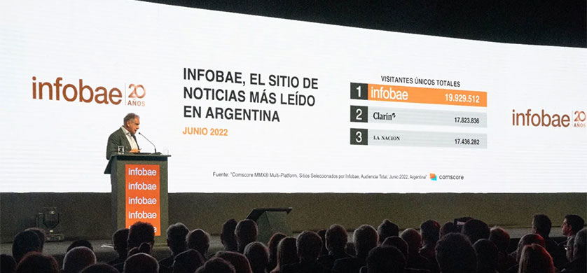 Infobae celebró sus 20 años con un evento para más de 600 personas