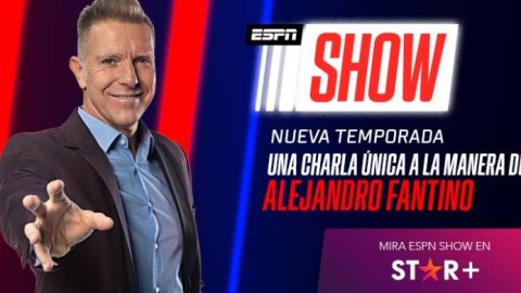Arranca ESPN Show con Alejandro Fantino por ESPN & STAR+