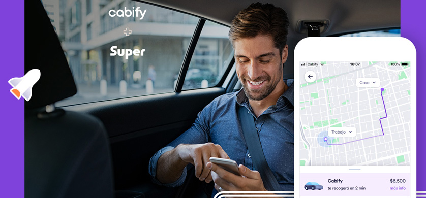 Super suma a Cabify como nuevo partner local en Chile