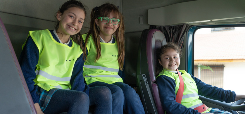 Volvo Trucks & Buses lanzó en la Argentina una campaña para educar a los niños en seguridad vial