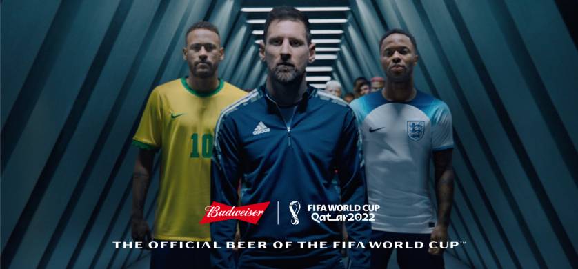 “El Mundial en tus manos”, la nueva campaña de Budweiser con Messi, Neymar y Sterling