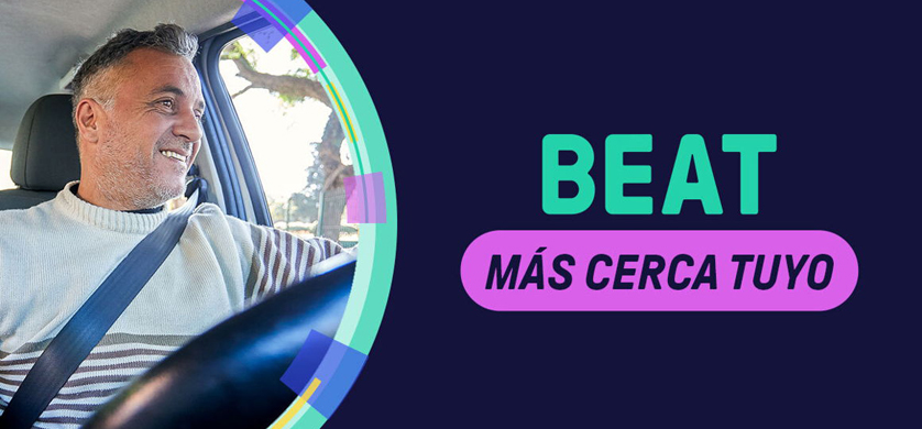 "Cerca tuyo", la nueva campaña de Beat para acompañar a los conductores