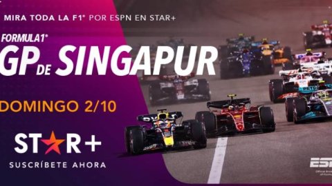 Fórmula 1 en Singapur en vivo por STAR+ : Verstappen llega con posibilidades de ser campeón