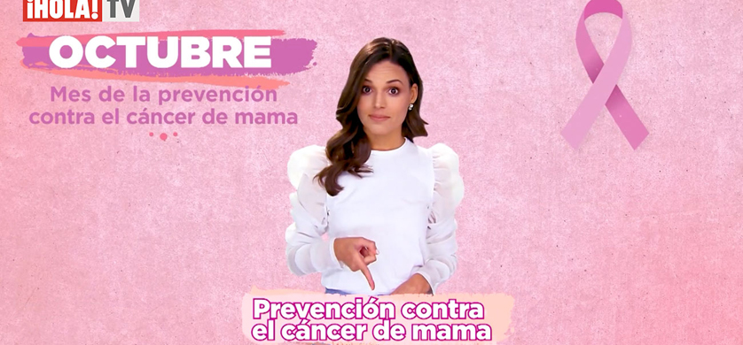 ¡HOLA! TV lanza una campaña por la lucha contra el cáncer de mama