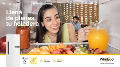 "Llená de planes tu heladera", la nueva campaña de WILD FI Paraguay para Whirlpool
