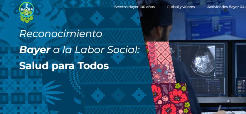 Bayer convoca a inscripción al Reconocimiento a la Labor Social: Salud para Todos