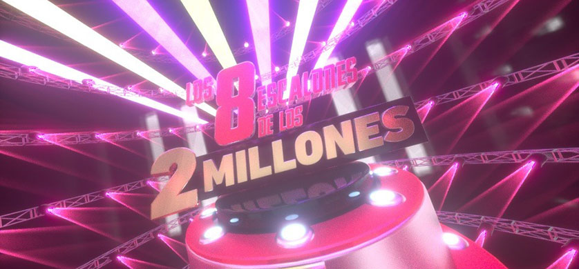 "Los 8 Escalones" aumenta su premio diario a 2 millones de pesos