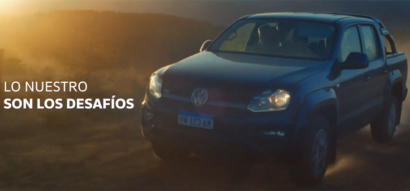 “Lo nuestro son los desafíos”, nueva campaña regional de Volkswagen Amarok