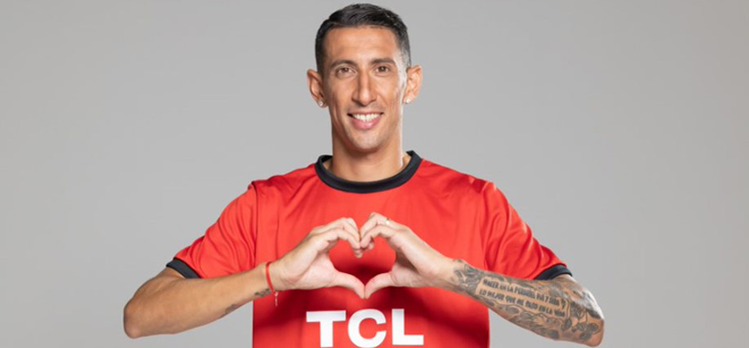 Ángel Di María es el nuevo embajador de TCL en Argentina con una nueva campaña