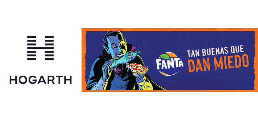 Hogarth Argentina junto a Coca-Cola en el lanzamiento de la nueva Fanta Misterio