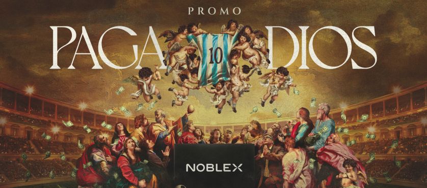 “Paga Dios”, lo nuevo de Gut para Noblex por el Mundial de Qatar