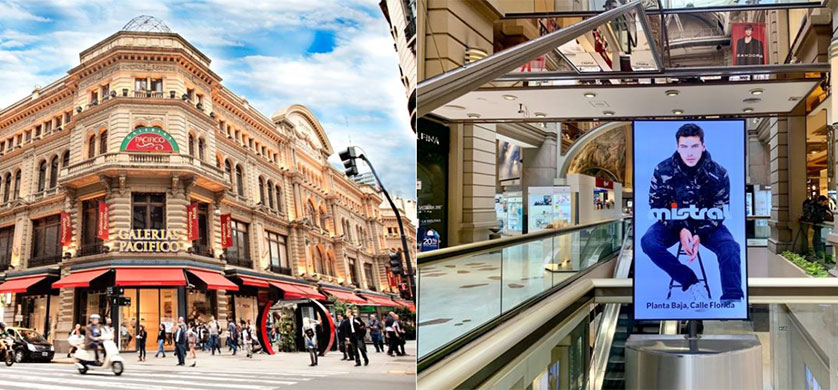 Grupo Vía suma a Galerías Pacífico a su circuito DOOH indoor