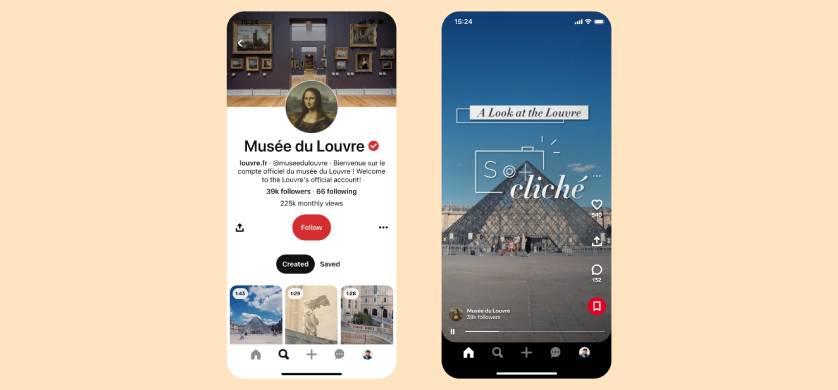 Pinterest y el Museo del Louvre presentan una colaboración única en su tipo