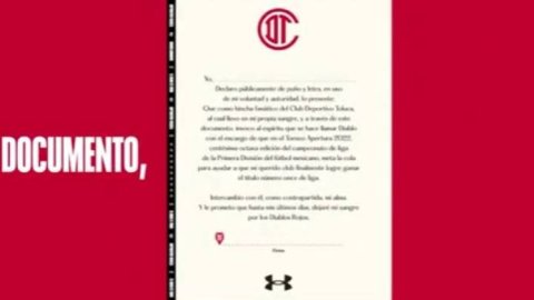 "Pacto", de Niña y Under Armour para el Deportivo Toluca