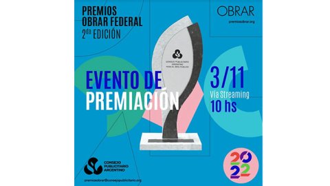 Llega la entrega de los Premios Obrar Federal, 2da edición