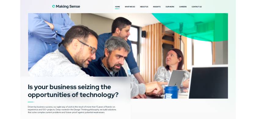 Making Sense lanza un sitio web que busca reflejar con claridad la esencia de la compañía