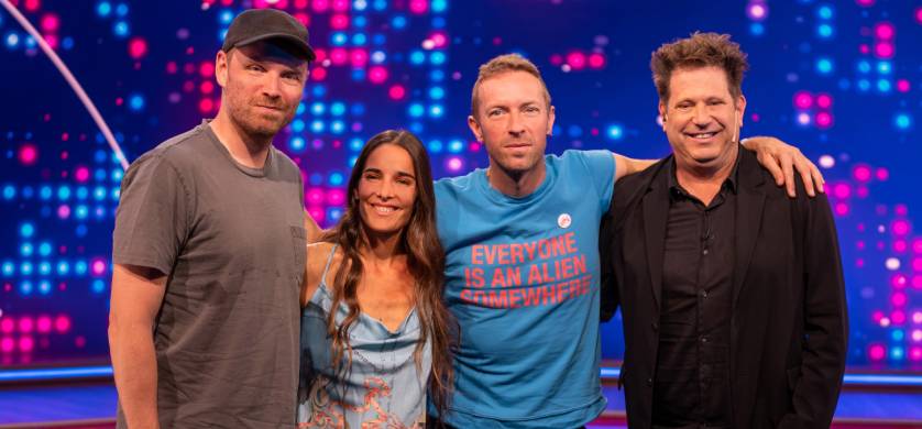 Eltrece: Chris Martin de Coldplay dio una entrevista a Telenoche